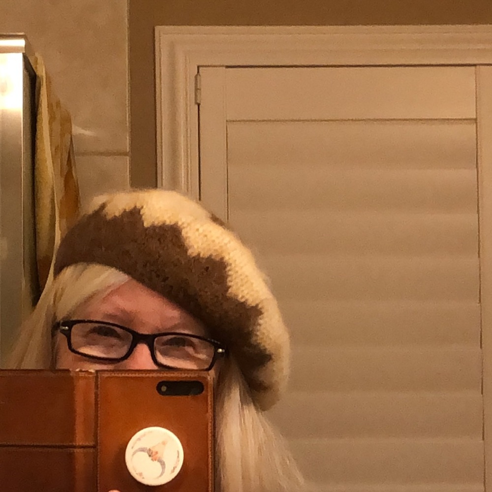 Beret Vintage Wool Hat.